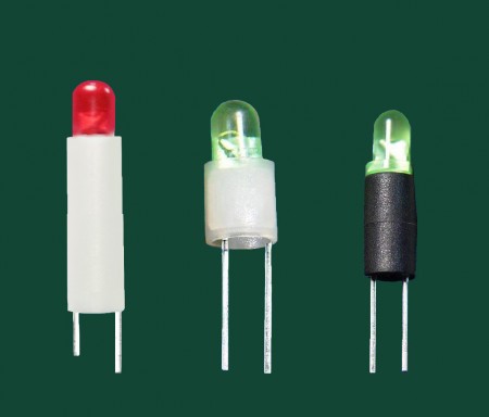 Ø3, Ø5 2-polige Zylinder-LED-Halter